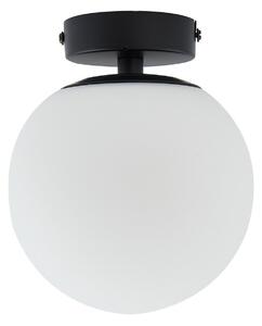 Stropní Lampa Lucande, Bidolo, stmívatelné, Černá, Koupelna, Sklo