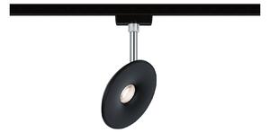 P 96938 URail LED-spot Sphere černá mat chrom 7,4W 2.700K - PAULMANN