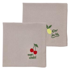 Textilní ubrousky v sadě 2 ks 40x40 cm Bistro – Södahl