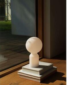 Stolní lampa Normann Copenhagen, stmívatelné, Bílá, Obývací pokoj, Plast