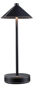 Stolní lampa Paulmann, Pellini, stmívatelné, Černá, Obývací pokoj, Kov, Moderní