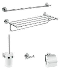 Hansgrohe Logis Universal, sada koupelnových doplňků 5v1, chrom, HAN-41728000