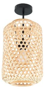 Stropní Lampa Lucande, Jorick, stmívatelné, Dřevo, Obývací pokoj, Bambus, Venkovský / rustikální