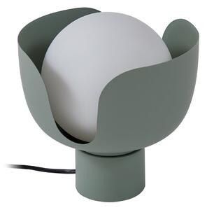 Stolní lampa Lindby, Fiora, Zelená, Obývací pokoj, Kov, Moderní