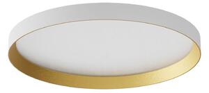 Redo Stropní LED svítidlo DAMA ø 350mm, 30W Barva: Bílá-zlatá, Stmívání, řízení: bez stmívání