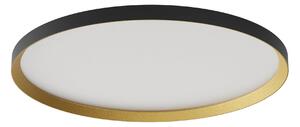 Redo Stropní LED svítidlo DAMA ø 600mm, 50W Barva: Černá-zlatá, Stmívání, řízení: bez stmívání
