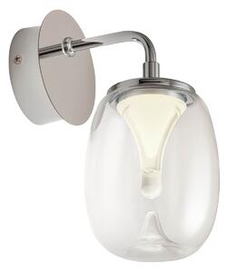 Redo Nástěnné LED svítidlo DROP ø 110mm, 6W Barva: Chrom