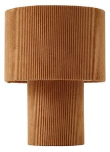 Stolní lampa Lindby, Jone, Hnědá / Rezavá, Obývací pokoj, Tkanina / Textil, Moderní