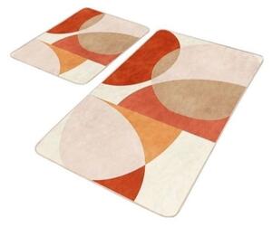 Sametové koupelnové předložky v sadě 2 ks 60x100 cm – Mila Home