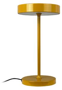 Stolní lampa Dyberg Larsen, Žlutá, Obývací pokoj, Kov