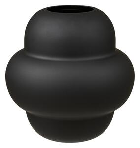 Černá skleněná váza (výška 20 cm) Vera – House Nordic