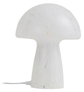 Stolní lampa Lindby, Hubi, Bílá, Obývací pokoj, Sklo, Moderní