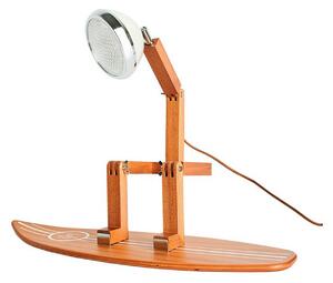 Stolní lampa Pilke, Bílá, Obývací pokoj, Hliník