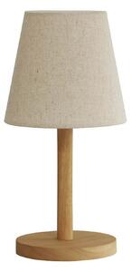 Stolní lampa Watt & Veke, stmívatelné, Béžová, Obývací pokoj, Dřevo, Skandinávský