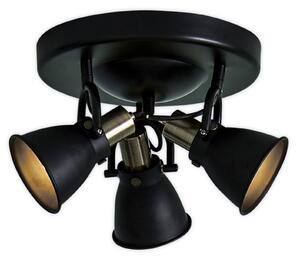 Stropní Lampa Markslöjd, Alton, stmívatelné, Černá, Obývací pokoj, Kov