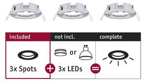 P 92482 Vestavné svítidlo Choose spot nevýklopné max. 10W chrom 230V - PAULMANN