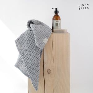 Světle šedý ručník 50x70 cm Honeycomb – Linen Tales