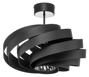 Stropní Lampa Domiluce, Vento, stmívatelné, Černá, Obývací pokoj, Kov, Moderní