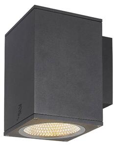 LA 1003437 ENOLA SQUARE L single Outdoor, nástěnné LED svítidlo, antracitové, CCT 3000/4000K - BIG WHITE (SLV)