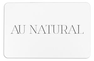 Bílá koupelnová předložka 39x60 cm Au Natural – Artsy Doormats