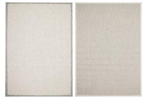 Balta Kusový koberec sysalový oboustranný Brussels 205014/10010 Silver stříbrný šedý Rozměr: 140x200 cm