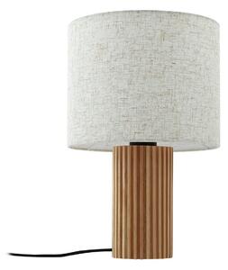 Stolní lampa Lindby, Kimiko, Dřevo, Obývací pokoj, Dřevo, Skandinávský
