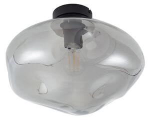 Stropní Lampa Lindby, Lelia, stmívatelné, Šedá, Jídelna, Sklo, Design