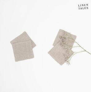 Béžové látkové podtácky v sadě 4 ks – Linen Tales