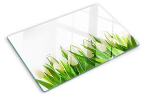 Skleněné krájecí prkénko Tulipány v zelené trávě ddk-nr-wm-00006294
