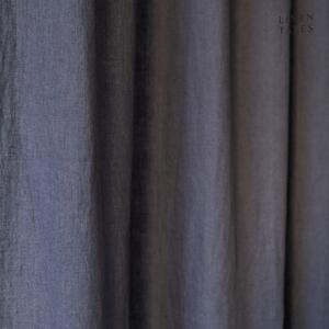 Tmavě šedý závěs 140x330 cm Night Time – Linen Tales