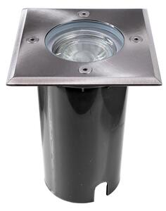 IMPR 730475 Deko-Light zemní svítidlo Aton hranaté 220V GU10 7W stříbrné