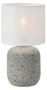 Stolní lampa Markslöjd, Šedá, Obývací pokoj, Tkanina / Textil