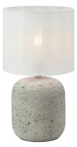 Stolní lampa Markslöjd, Šedá, Obývací pokoj, Tkanina / Textil