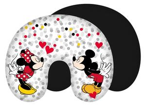 Cestovní polštářek Mickey and Minnie Dots Polyester, 1x28/33 cm