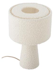 Stolní lampa Bloomingville, Emmie, Bílá, Obývací pokoj, Tkanina / Textil, Moderní