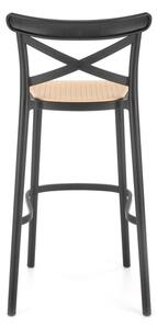 HALMAR Barová židle H111 černá
