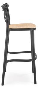 HALMAR Barová židle H111 černá