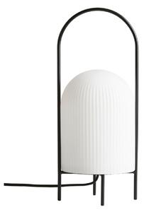Stolní lampa Woud, Bílá, Obývací pokoj, Sklo