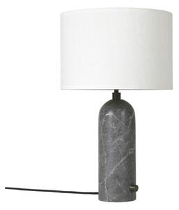 Stolní lampa GUBI, stmívatelné, Šedá, Obývací pokoj, Mramor