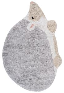 Dětský koberec HEDGY Šedá 80 x 120 cm Bavlna