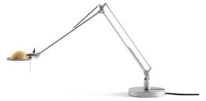 Stolní lampa Luceplan, Metalická, Pracovna, Hliník