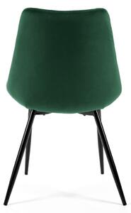 Ak furniture Čalouněná designová židle Justina zelená