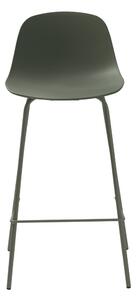 Khaki plastová barová židle 92,5 cm Whitby – Unique Furniture