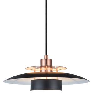 Závěsná svítidlo Halo Design, Měděná, Jídelna, Kov