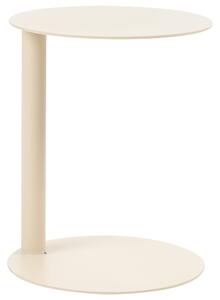 Zahradní odkládací stolek VENTURINA 40 cm 40 cm Kov Béžová
