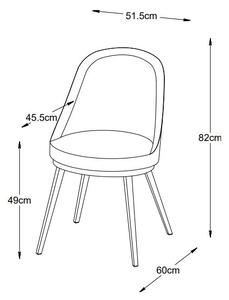 Béžová jídelní židle Gain – Unique Furniture