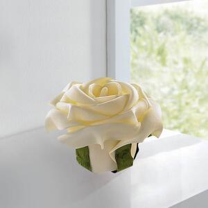 Gilde Dekorační pěnová květina Růže, krémová, Ø 8 cm