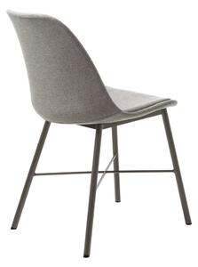 Světle šedá jídelní židle Whistler – Unique Furniture
