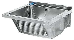 Umyvadlo KWC AR, SIRIUS, nerezová ocel, 470x240x430 mm, stedový odtok vody