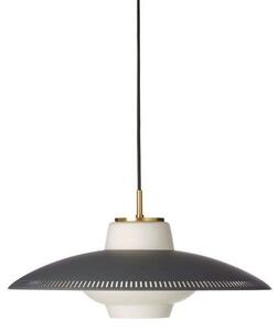 Závěsná svítidlo Warm Nordic, Opal Shade, stmívatelné, Šedá, Jídelna, Kov, Skandinávský